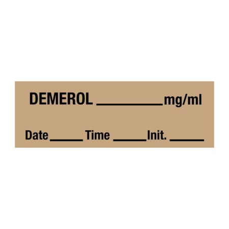 Nevs Demerol_mg/ml DTI 1/2 x 500 Tan w/Black SANT-14